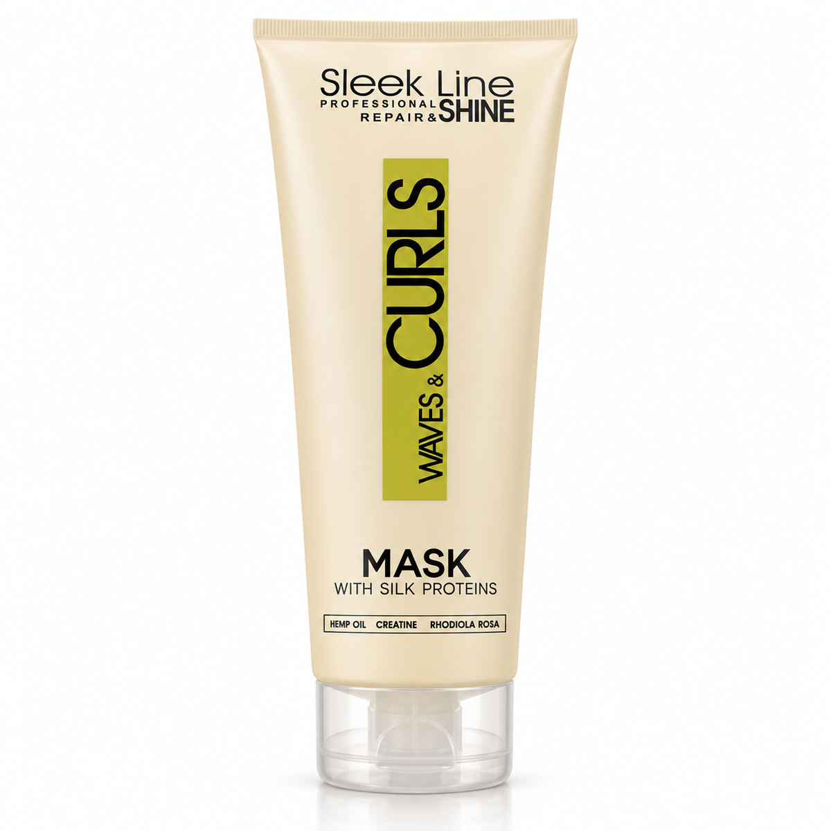 Stapiz Sleek Line Waves & Curls Mască de Păr cu Proteine din Mătase 250 ml, bucle definite fără frizz
