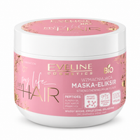 Eveline My Life My Hair Mască-Elixir Fortifiantă cu Peptide 300 ml, păr subțire și fără volum