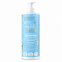 Eveline My Life My Hair Șampon Hidratant cu Peptide 400 ml, păr uscat și deteriorat, 100% vegan