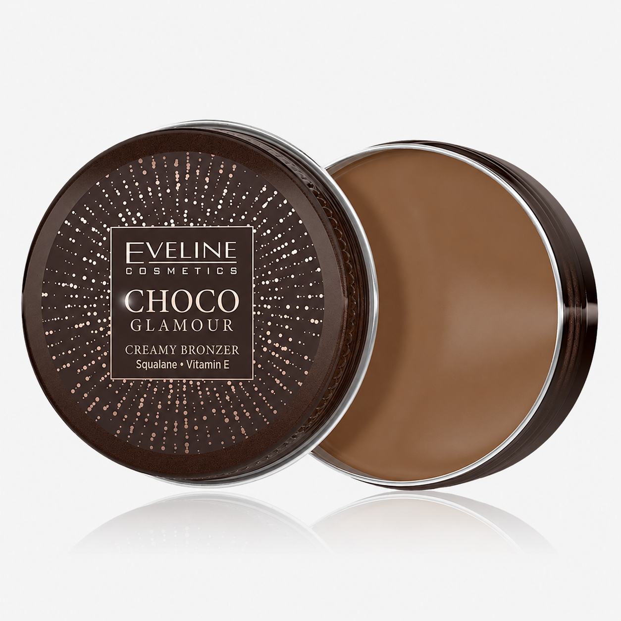 Eveline Choco Glamour Bronzer Cremos N01, cu squalane și vitamina E, 20 g