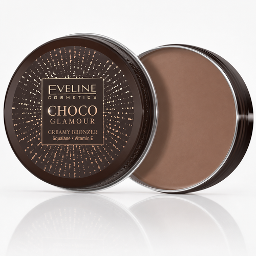 Eveline Choco Glamour Bronzer Cremos N02, cu squalane și vitamina E, 20 g