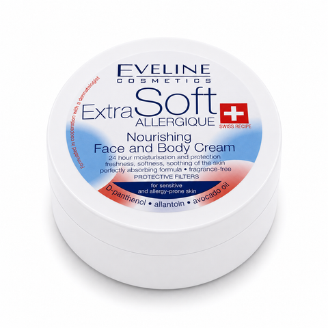 Eveline Extra Soft Allergique Cremă Calmantă 200 ml, piele sensibilă