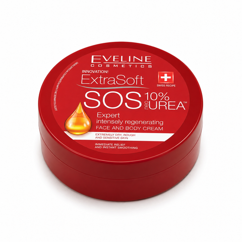 Eveline Extra Soft Cremă SOS cu 10% Uree 175 ml, piele foarte uscată, față și corp