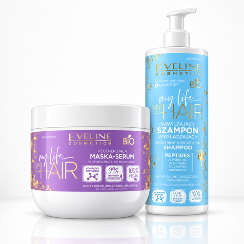 Eveline My Life My Hair – Șampon, Măști cu Peptide și Seturi