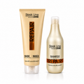 Set Eveline Sleek Line Repair – Șampon Reparator 300 ml + Mască Reparatoare 250 ml, păr uscat