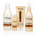 Set Stapiz Sleek Line Repair 4 produse – Șampon + Mască + Balsam Spray + Ser Silk, păr deteriorat