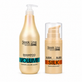 Set Eveline Sleek Line Volume – Șampon 1000 ml + Ser-Ulei Silk, păr fin lipsit de volum