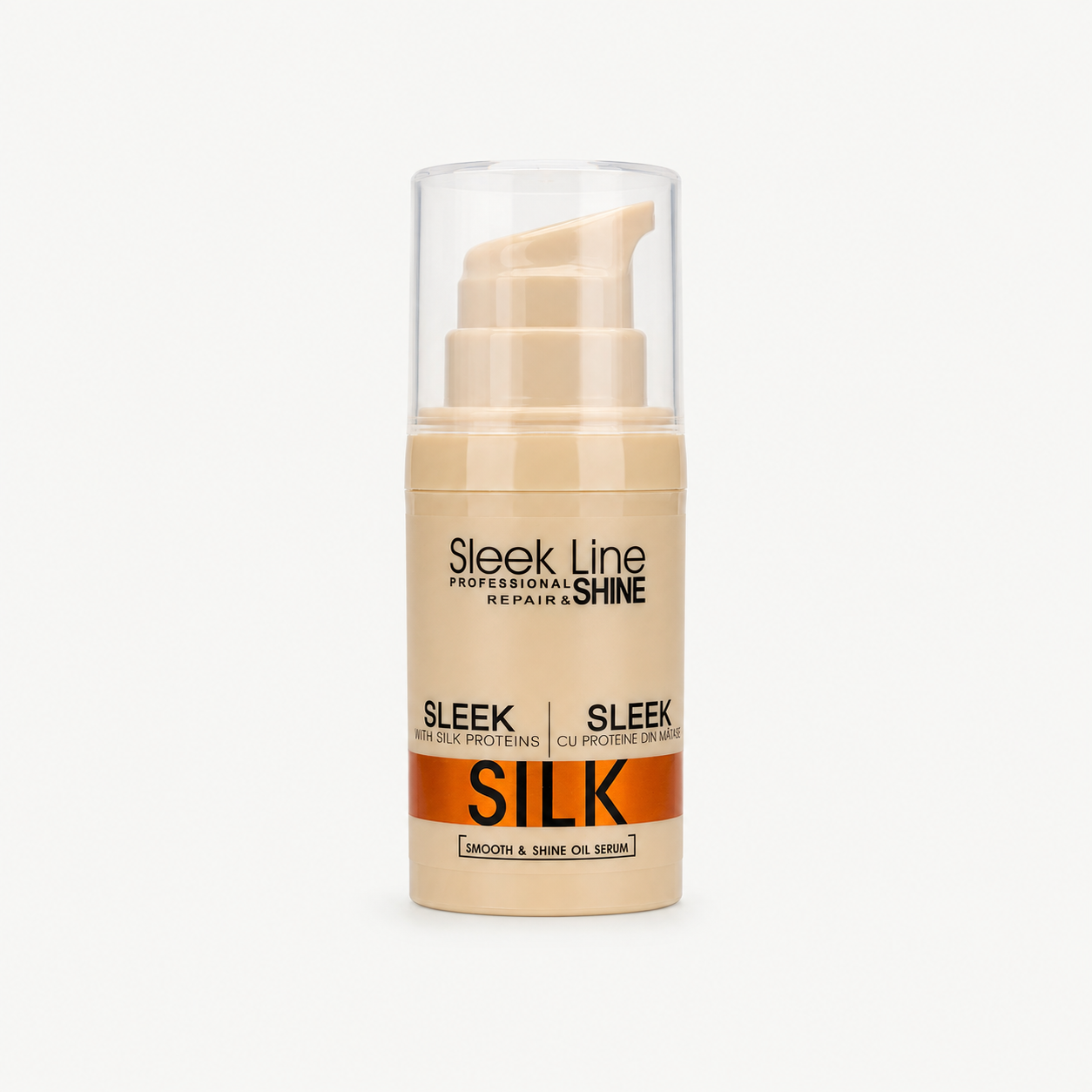 Eveline Sleek Line Silk Ser-Ulei cu Proteine din Mătase, pentru vârfuri netede și strălucire, fără clătire