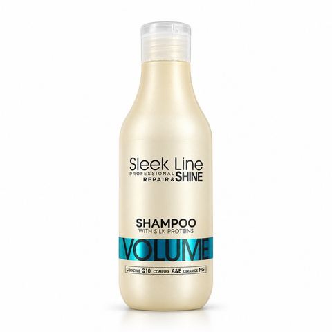Stapiz Sleek Line Volume Șampon cu Proteine din Mătase 300 ml, pentru păr fin, lipsit de volum