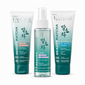 Set Eveline Beauty Matcha 3 produse – Gel de Curățare + Peeling Enzimatic + Toner Spray, rutină coreeană