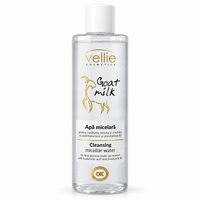Vellie Goat Milk Apă Micelară cu Acid Hialuronic și Provitamina B5, Curățare Ten și Ochi, Lapte de Capră